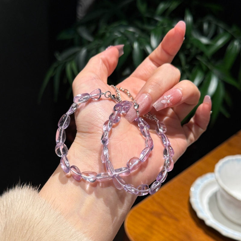 Exclusive Faceted Amethyst Jewelry for Women Elegant and Simple Design Perfect for Daily Wear